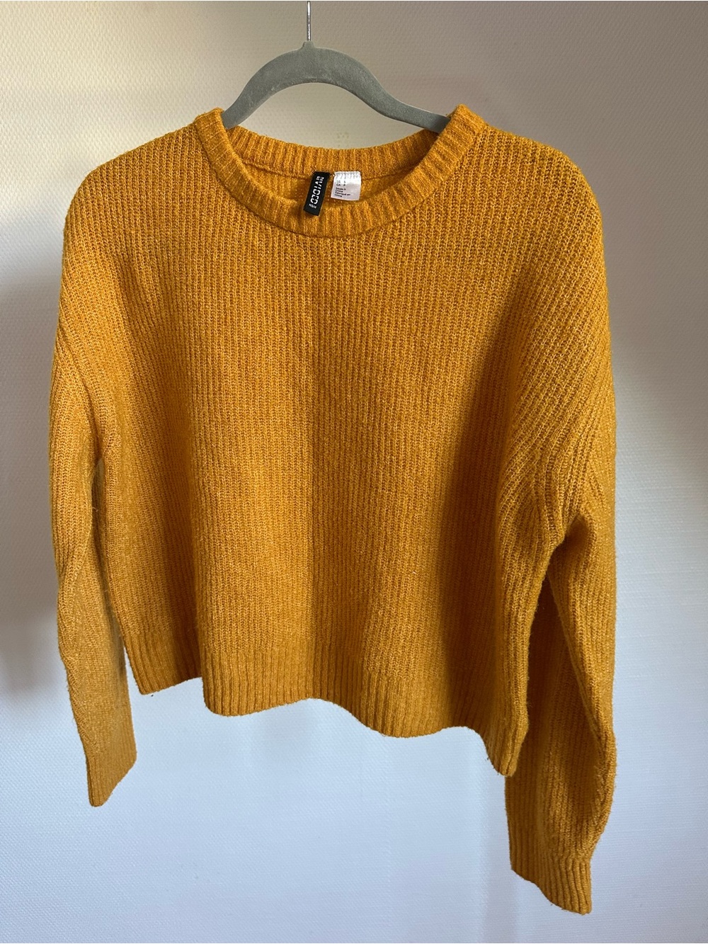 H&M Mustard Crew Neck Sweater